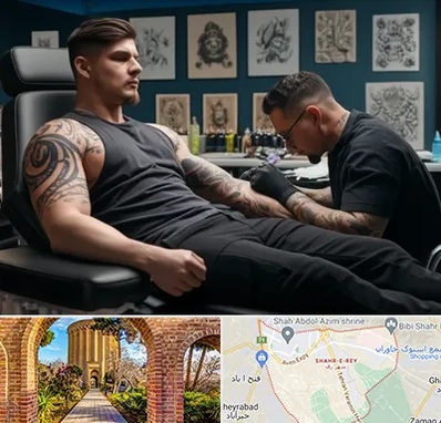 سالن تاتو در شهر ری