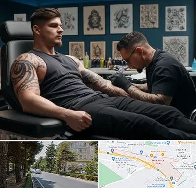 سالن تاتو در مهرویلا کرج 