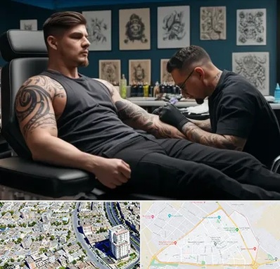 سالن تاتو در قاسم آباد مشهد 