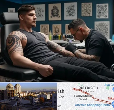 سالن تاتو در فرمانیه