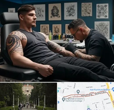 سالن تاتو در بلوار معلم رشت