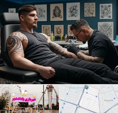 سالن تاتو در پادادشهر اهواز 