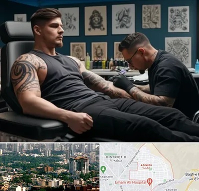 سالن تاتو در عظیمیه کرج 