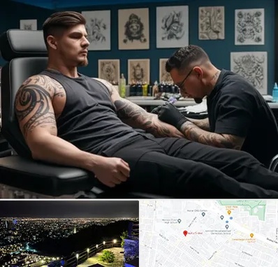 سالن تاتو در هفت تیر مشهد 