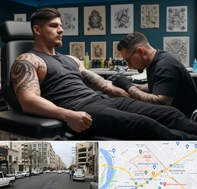 سالن تاتو در زیتون کارمندی اهواز 