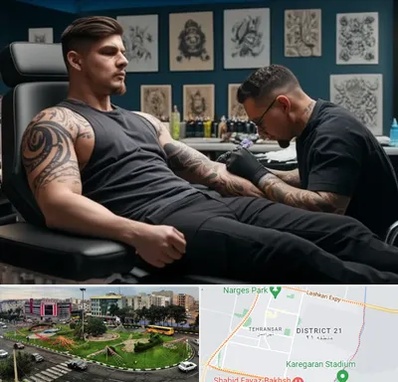 سالن تاتو در تهرانسر