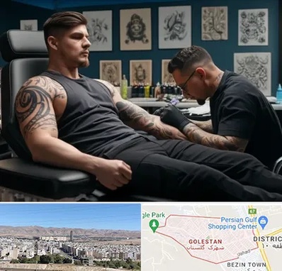 سالن تاتو در شهرک گلستان شیراز 