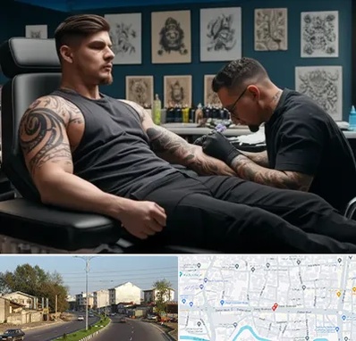 سالن تاتو در ضیابری رشت 