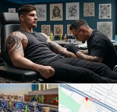 سالن تاتو در لاله پارک تبریز 