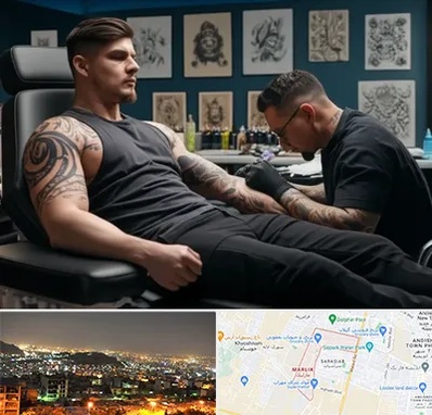 سالن تاتو در مارلیک کرج 