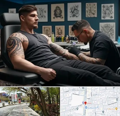 سالن تاتو در خیابان توحید اصفهان 