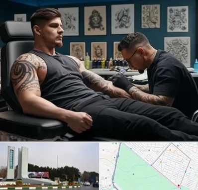 سالن تاتو در بلوار فلسیطین مشهد 