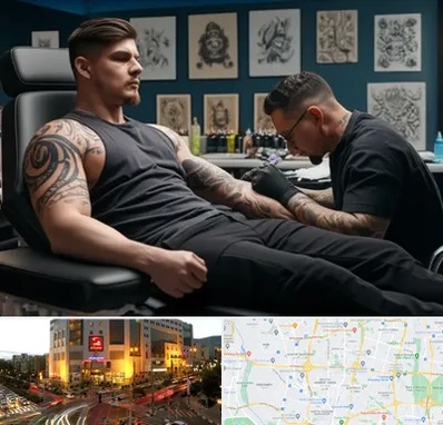 سالن تاتو در جنت آباد تهران 