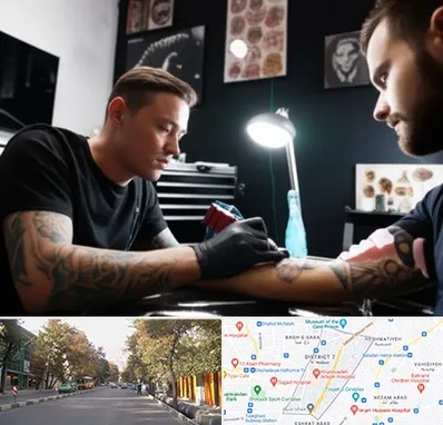 آموزشگاه تاتو در شریعتی 