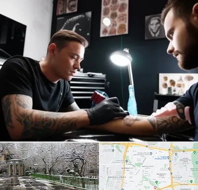 آموزشگاه تاتو در باغ فیض 