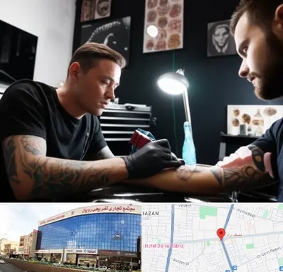 آموزشگاه تاتو در نصف راه تبریز 