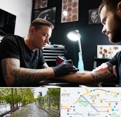 آموزشگاه تاتو در خیابان ارم شیراز 