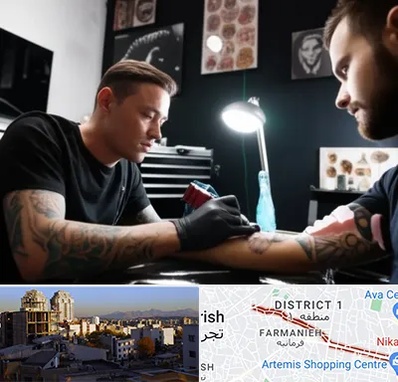 آموزشگاه تاتو در فرمانیه 