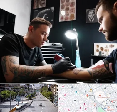 آموزشگاه تاتو در خیابان زند شیراز 