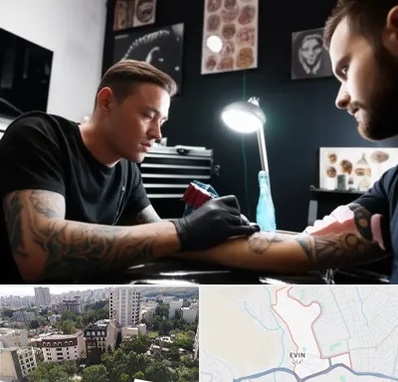 آموزشگاه تاتو در اوین 