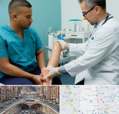 کلینیک زخم در منطقه 10 تهران 