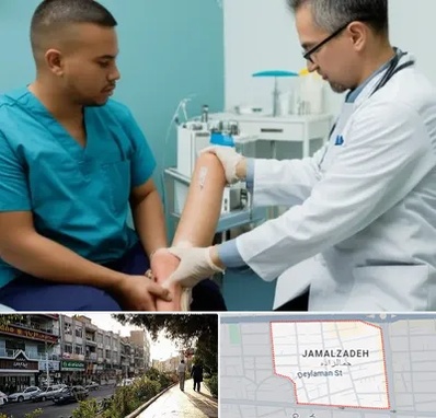 کلینیک زخم در خیابان جمالزاده 