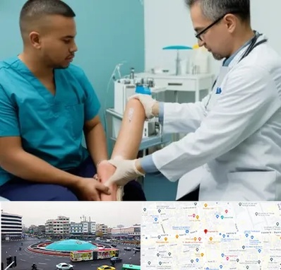 کلینیک زخم در میدان انقلاب 