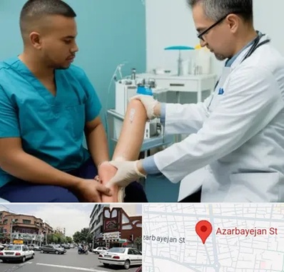 کلینیک زخم در خیابان آذربایجان 