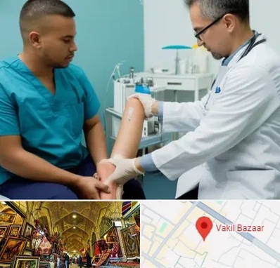 کلینیک زخم در بازار وکیل شیراز