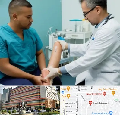 کلینیک زخم در سهروردی 