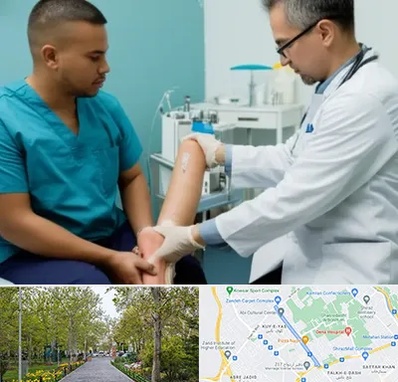 کلینیک زخم در قدوسی غربی شیراز 