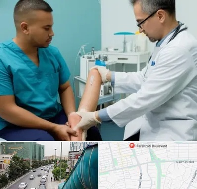 کلینیک زخم در بلوار فرحزادی