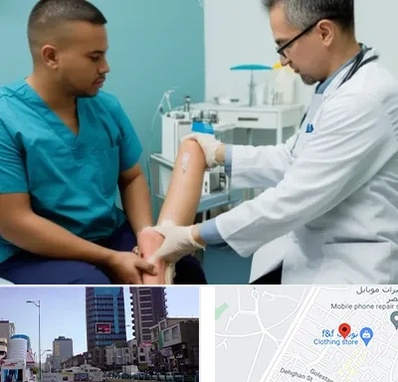 کلینیک زخم در چهارراه طالقانی کرج 