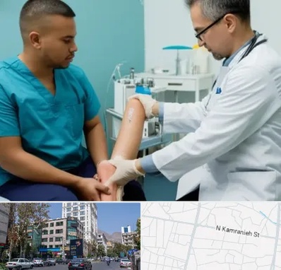 کلینیک زخم در کامرانیه