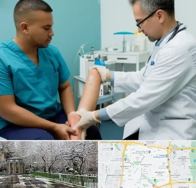 کلینیک زخم در باغ فیض 