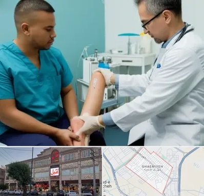 کلینیک زخم در قائمیه اسلامشهر 