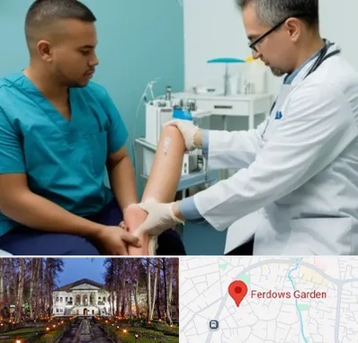 کلینیک زخم در باغ فردوس 