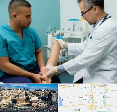 کلینیک زخم در شهرک راه آهن 