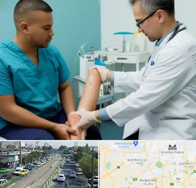 کلینیک زخم در جنوب تهران 