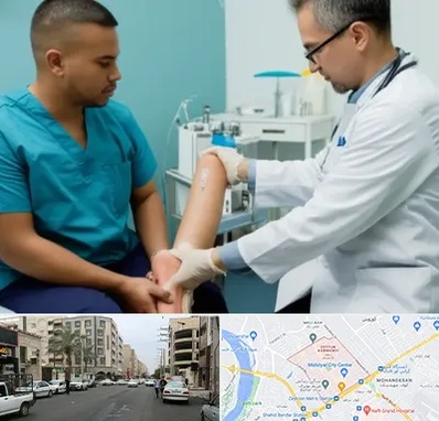 کلینیک زخم در زیتون کارمندی اهواز 