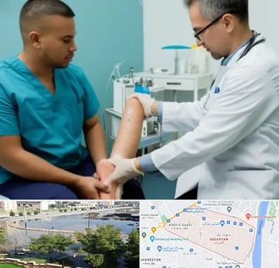 کلینیک زخم در گلستان اهواز 