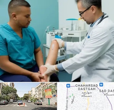 کلینیک زخم در چهارصد دستگاه 