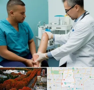 کلینیک زخم در منطقه 6 تهران 