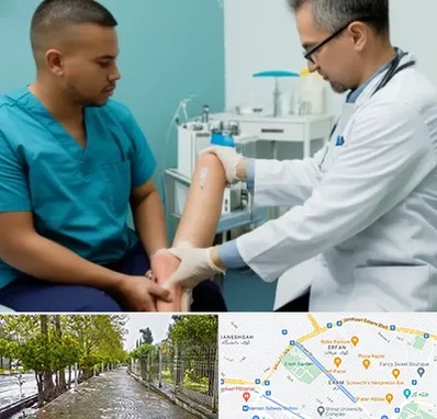 کلینیک زخم در خیابان ارم شیراز 