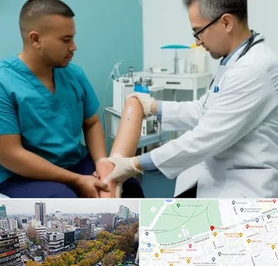 کلینیک زخم در بلوار کشاورز 