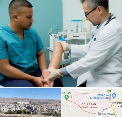 کلینیک زخم در شهرک گلستان شیراز 