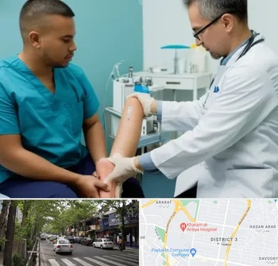 کلینیک زخم در ظفر 