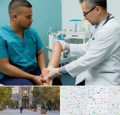 کلینیک زخم در منطقه 12 تهران 