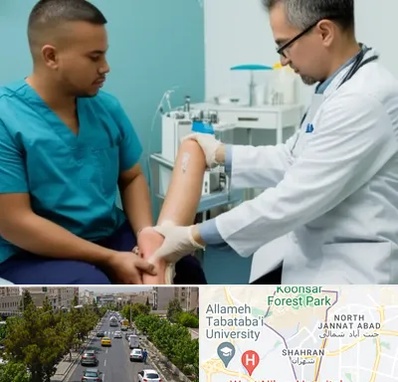 کلینیک زخم در شهران 