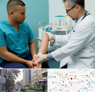 کلینیک زخم در فاطمی 